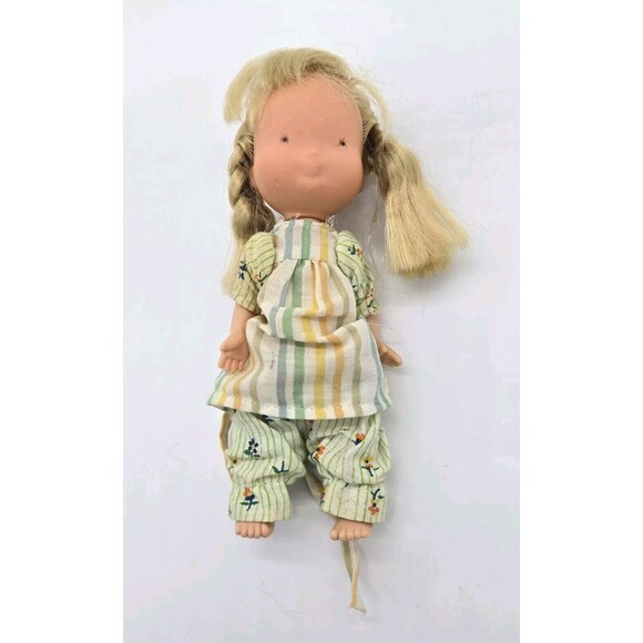 Vintage Holly Hobbie 1976 H1 K.T.C. AGC Girl Doll Made in Taiwan With Clothes - Picture 2 of 14